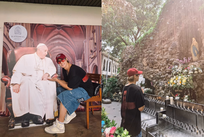 Kim Hyun Joong berkeliling Jakarta. (Instagram)